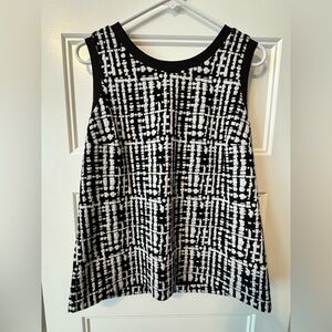 Calvin Klein Check Sleeveless Top